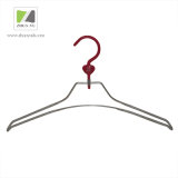 Custom Double Wire Hanger / Metal Clothes Hanger with Plastic Clips