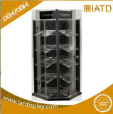 Wall Stand Clear Flooring Locking Acrylic Display Cabinet for Garment