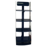 Acrylic Tier Island Free Standing Flooring Display Rack Shelves