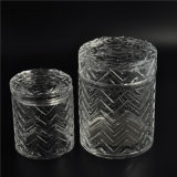 Glass Candle Holder with Lid