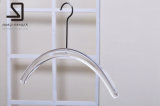 Clear Acrylic Anti-Slip Clothes Hanger, Cheap Transparent Plastic Hanger