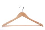 Hot Selling Supermarket Garment Usage Wooden Hanger for Wholesale