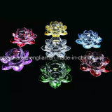 Machine Made Crystal Glass Candle Holder (ZT-101)