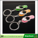 Many Colors Cute Slipper Key Chain with Heart