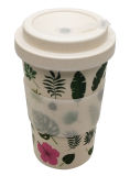 Universal Bamboo Fiber Coffee Cup Silicone Cup Reusable Coffee Cup