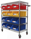 Wire Shelving with Bins Made in China (WST3614-008)