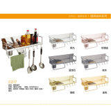 High Quality Aluminum Kitchent Layer and Cup Holder with Hook Rack (C217)