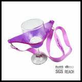 Elegant Promotional Wine Glass Holder Lanyard Wine Goblet Glass Holder