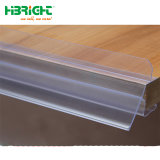 Good Quality Plastic Display PVC Price Tag/ Label Sign Holder Shelf Talker for Wood/Glass