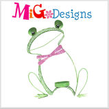 Decorative Lovely Frog Wrought Iron Metal Candle Holder