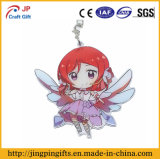 Cute Animation Girl Metal Key Chain for Promotional Gift