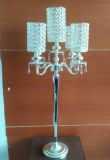 Metal Candle Holder with Crystal Beads (CA-221)