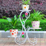 European Style 3-Tier Wrought Iron Flower Stand