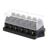6 Way Circuit Automotive Middle-Sized Blade Standard Fuse Box Block Holder Sn