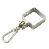 Square Light Duty Zink-Plated Swing Hanger for Wood Beam