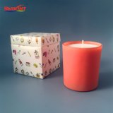 Wholesale Luxury Scented Soy Candle in Clear Glass Jar