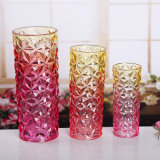 Fashionable Colored Glass Flower Vase Crystal Vase