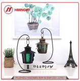 Creative Home Living Room Decoration Iron Ornaments European Metal Crafts Candle Holder Hollow Candlestick Iron Wind Lamp Light Decoration