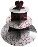 Fashion Paper Cardboard Cupcake Display Stand Box for Home Party