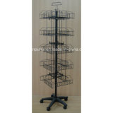 Multi Functional Metal Wire Floor Revolving Stand (PHY2035)