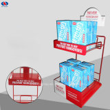 Hot Sale Milk Wire Plate Display Rack for Retail Shop