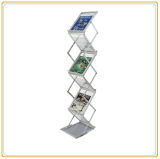 Folding Acrylic Magazine Rack Brochure Holder Display (A4)