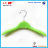 Green Colored Plastic Eco-Friendly Kids/Children Top Hangers