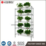 Best Quality Silver 5 Shelf Indoor Garden Flower and Plant Display Metal Storage Rack