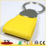 Custom Brand Logo Leather Keychain