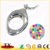 Colorful Candy Keyring Metal Coin Key Chain with Custom Design