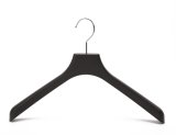 Superior Quality Black Plastic Clothes Hangers with Golden Hook