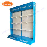Supermarket Flooring Pegboard Hanging Exhibition Perforated Display Shelf Rack for Trade Show
