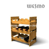Wine Display Bottle Rack with Bamboo