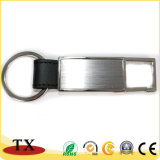Professional Manufacturer Rectangle Metal PU Leather Key Chain