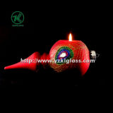Single Color Glass Candle Cup (KL140228-15B)