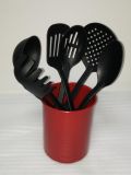 Silica Gel Utensil Sets with Holder and Spice Tin