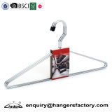 Clothing Accessories Set Thick Silver Chrome Wire Clothes Hangers Metal