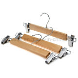 Natural Color Wooden Hanger for Skirts and Pants