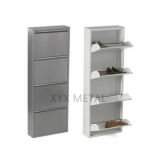 Wall Mounted 4 Doors Metal Shoe Cabinet