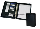 Business A4 Leather Ring Binder Folder with Side Pokcet