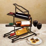 Metal Dining-Table Wine Rack Bottle Holder