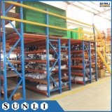 Warehouse Storage Steel Structure Mezzanine Floor with Shelf Rack