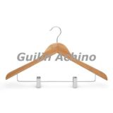 Bamboo Suit Hanger with Clips (BCH111)