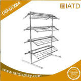 Stackable Stainless Metal Steel Storage Garment Drying Display Rack for Magazine/Book/Shoe