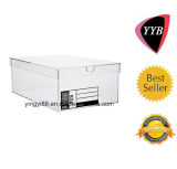 Yyb Clear Acrylic Sneaker Shoe Box with Label