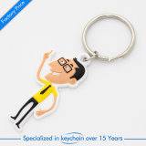 Promotion Gift PVC Keychain Key Chain Craft Supply Design Floating Flexible Rubber