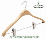 Luxury Plywood Hanger with Metal Clips