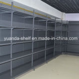 Supermarket Heavy Loading Drink Display Storage Metal Wall Shelf