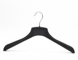 Custom Practical Gold Plastic Hanger Black Design for Cloth