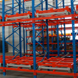 Pallet Rack with Push Back Cart